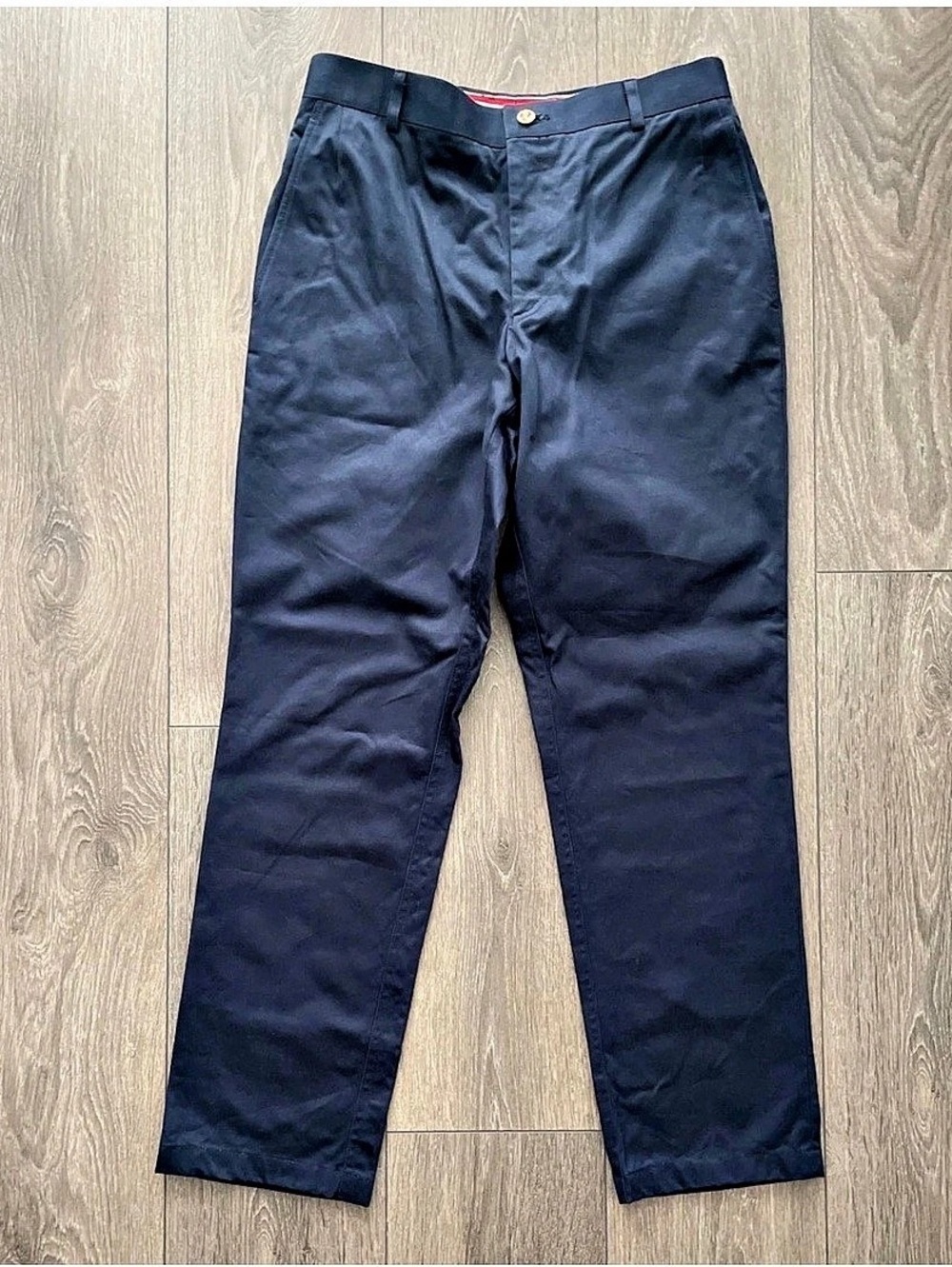 Thom Browne Cotton Twill Unconstructed Chino Trousers Cotton Dress Pants